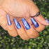 Strikers Pike Blue Lock inspired blue silver magnetic nail polish