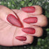 Demon Pact Chainsaw man inspired red black flakie matte nail polish