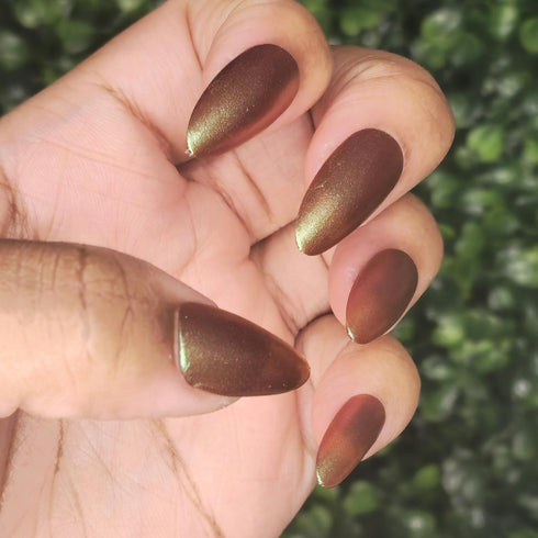 Last Piece got7 inspired duchorme red green nail polish