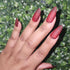Demon Pact Chainsaw man inspired red black flakie matte nail polish