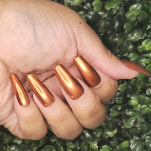 Dragon Fire Dream Skyrim inspired red orange brown nail polish