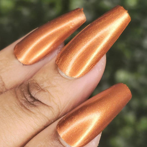 Dragon Fire Dream Skyrim inspired red orange brown nail polish