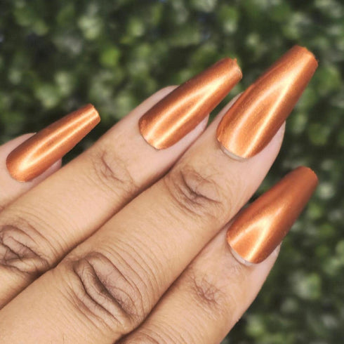 Dragon Fire Dream Skyrim inspired red orange brown nail polish