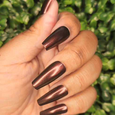 Hooked on Survival brown duo chrome polish dead by daylight inspired