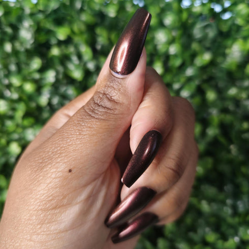 Hooked on Survival brown duo chrome polish dead by daylight inspired