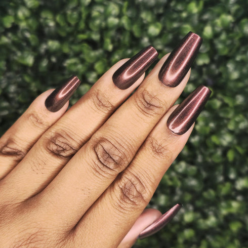 Hooked on Survival brown duo chrome polish dead by daylight inspired