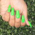 Puku Puku Pow Pow NCT inspired neon green nail polish