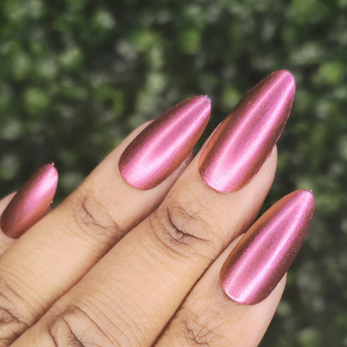 Rose Thorn Whisper rose of versailles inspiredusty pink red nail polish